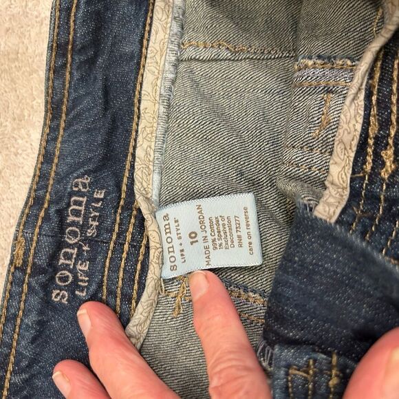 Sonoma Blue Denim Overalls Classic Style - Picture 4 of 7